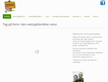 Tablet Screenshot of guestbook.lykkebjergferie.dk